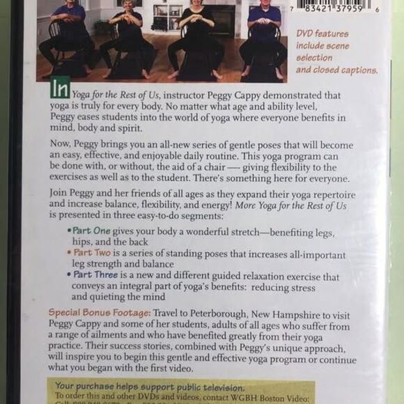 lot of 3 Yoga Dvds !Yoga Burn monthly, Yoga Gets Better With Age & More Yoga PBS - Picture 7 of 9